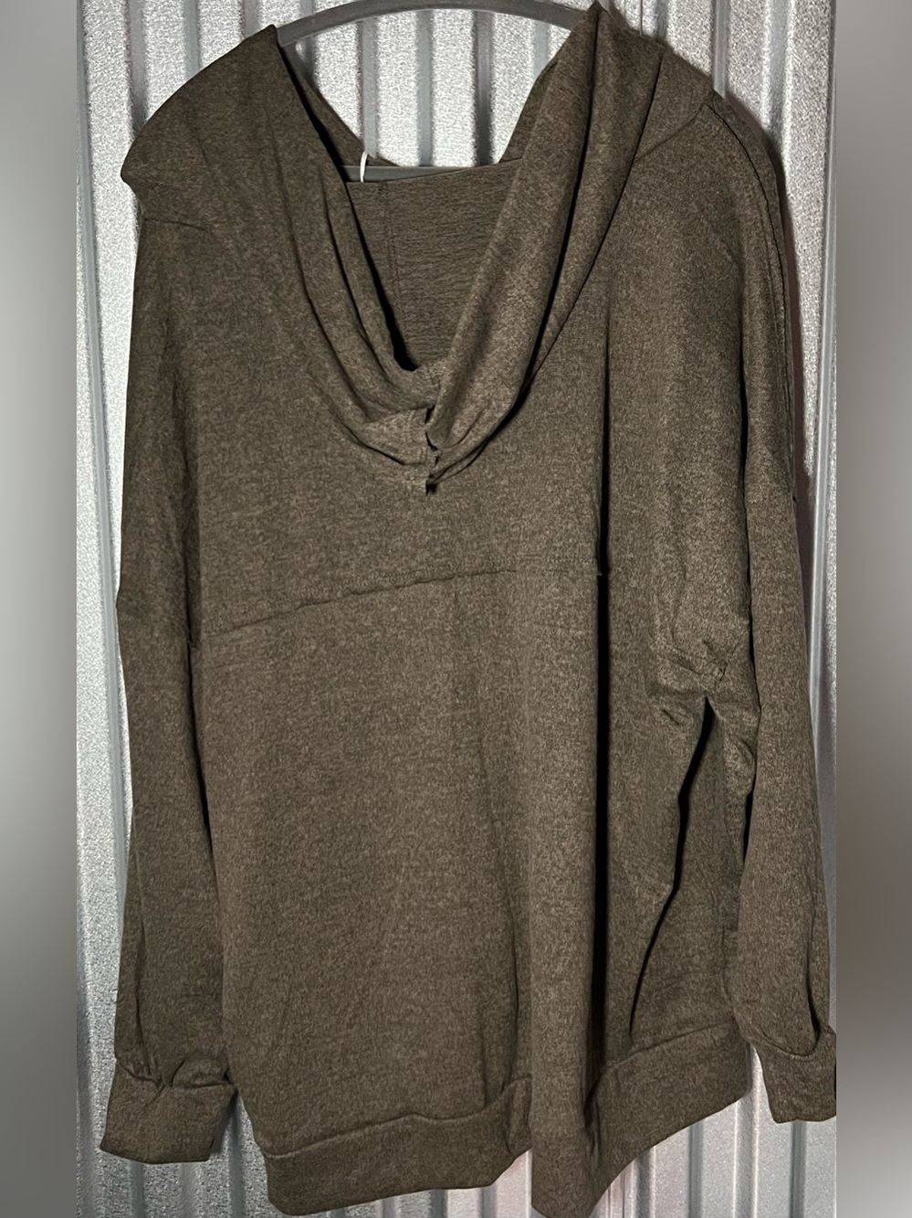 Andre by Unit Knit Hoodie with Henley NWT 3X - Picture 3 of 4